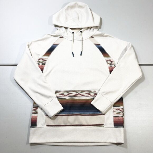 Burton Tops - Burton Women’s Crown Bonded Pullover Hoodie Southwestern Aztec Dryride Size S